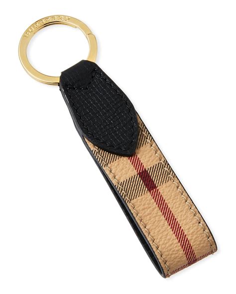 burberry keychains for women|burberry leather keychain.